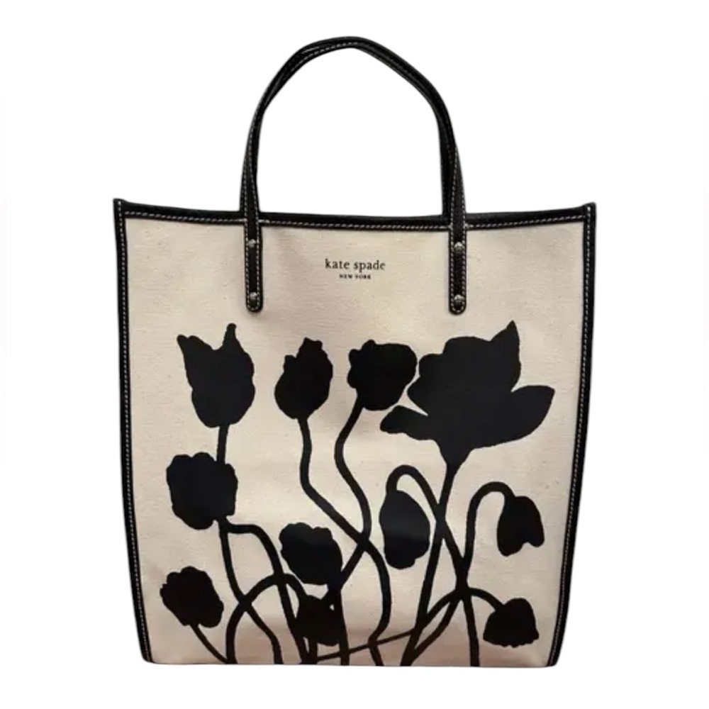 Kate Spade Black and Cream Tote Bag